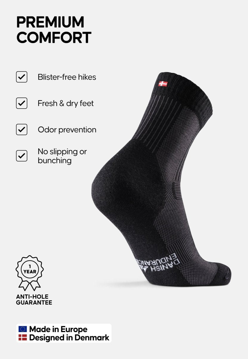 MERINO WOOL HIKING SOCKS LIGHT - DANISH ENDURANCE