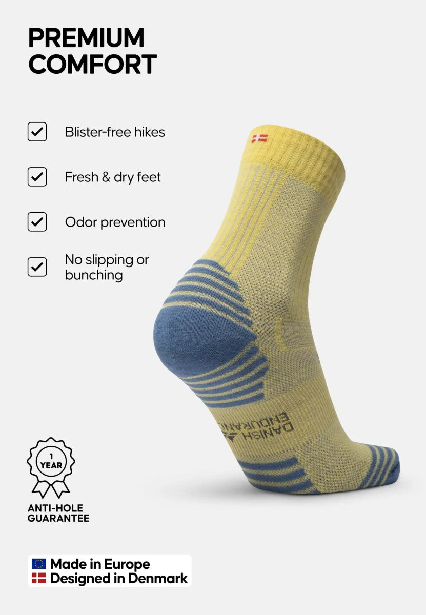 MERINO WOOL HIKING SOCKS LIGHT - DANISH ENDURANCE