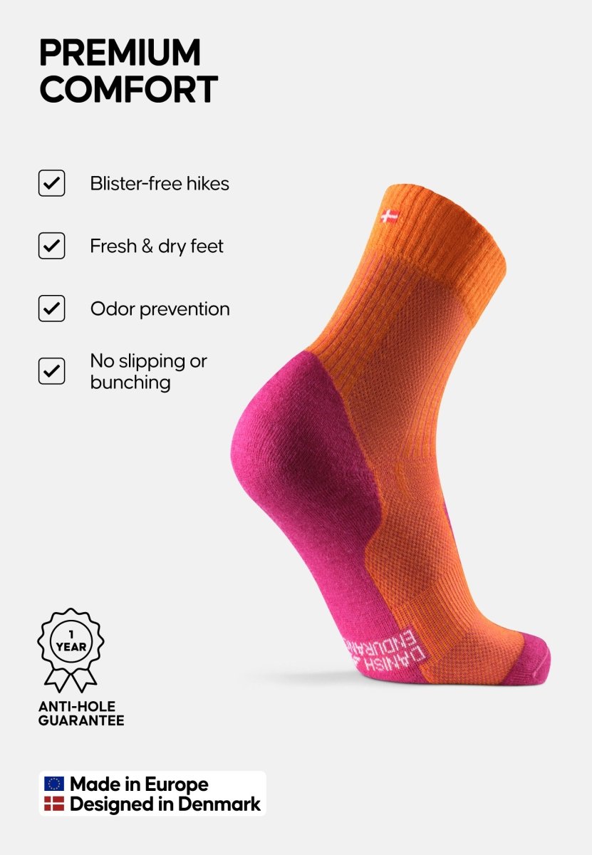 MERINO WOOL HIKING SOCKS LIGHT - DANISH ENDURANCE