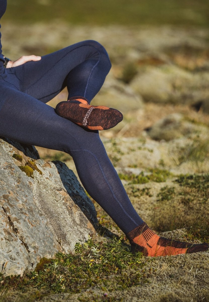 MERINO WOOL HIKING SOCKS LOW CUT - DANISH ENDURANCE