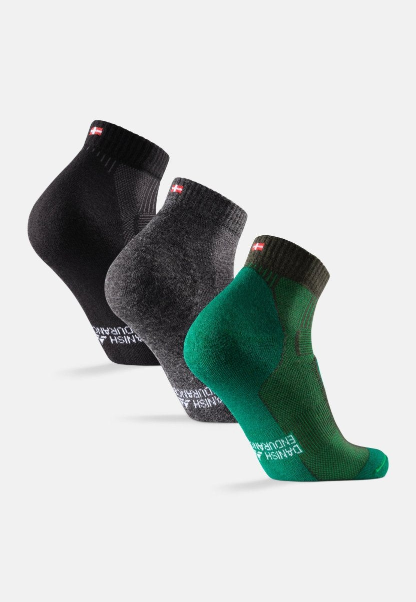 MERINO WOOL HIKING SOCKS LOW CUT - DANISH ENDURANCE