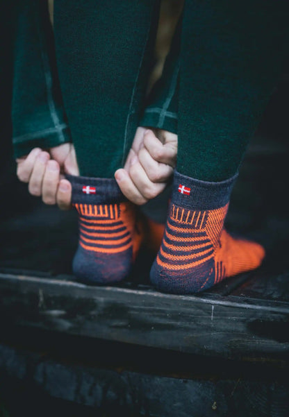 MERINO WOOL HIKING SOCKS LOW CUT - DANISH ENDURANCE