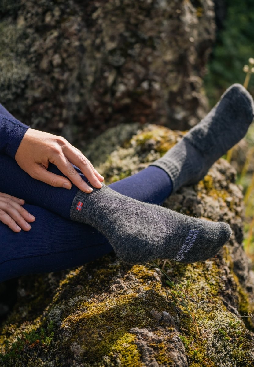 MERINO WOOL HIKING SOCKS LOW CUT - DANISH ENDURANCE