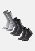 MERINO WOOL HIKING SOCKS SET - Grey Set