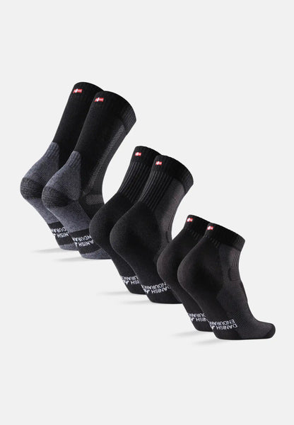 MERINO WOOL HIKING SOCKS SET - DANISH ENDURANCE