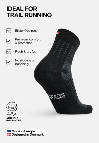 MERINO WOOL RUNNING SOCKS - DANISH ENDURANCE