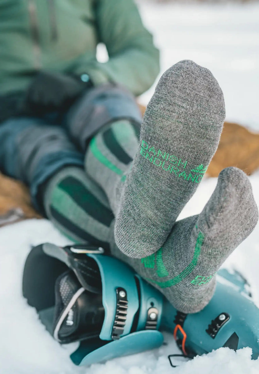 MERINO WOOL SKI SOCKS - DANISH ENDURANCE