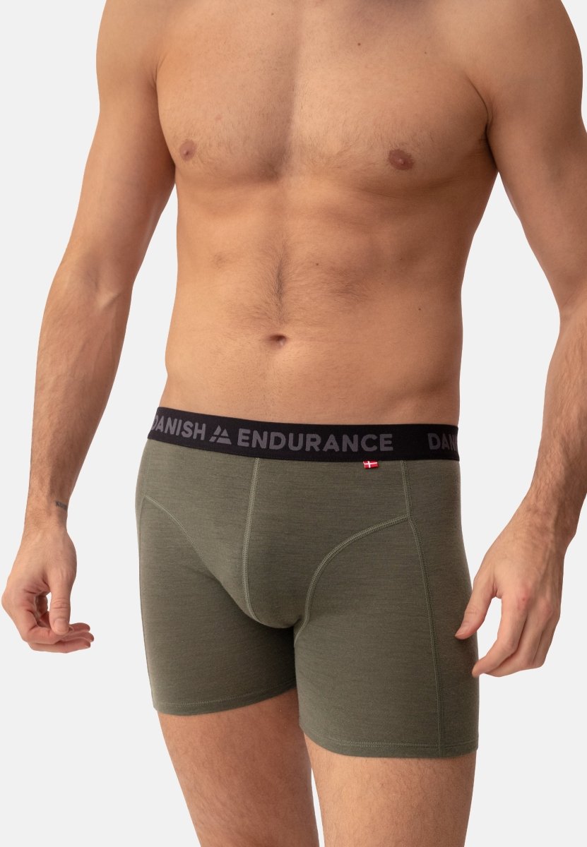 MERINO WOOL TRUNKS FOR MEN - DANISH ENDURANCE