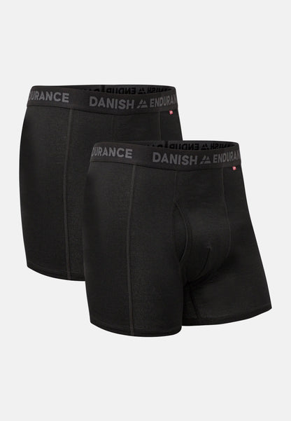 MERINO WOOL TRUNKS WITH FLY FOR MEN - DANISH ENDURANCE