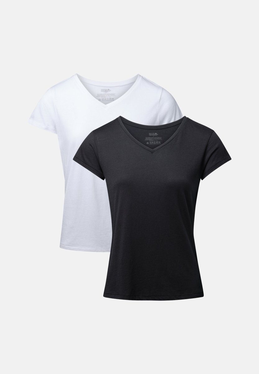 MODAL V NECK T - SHIRT FOR WOMEN - DANISH ENDURANCE