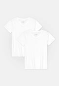 EASE V-NECK T-SHIRT - White