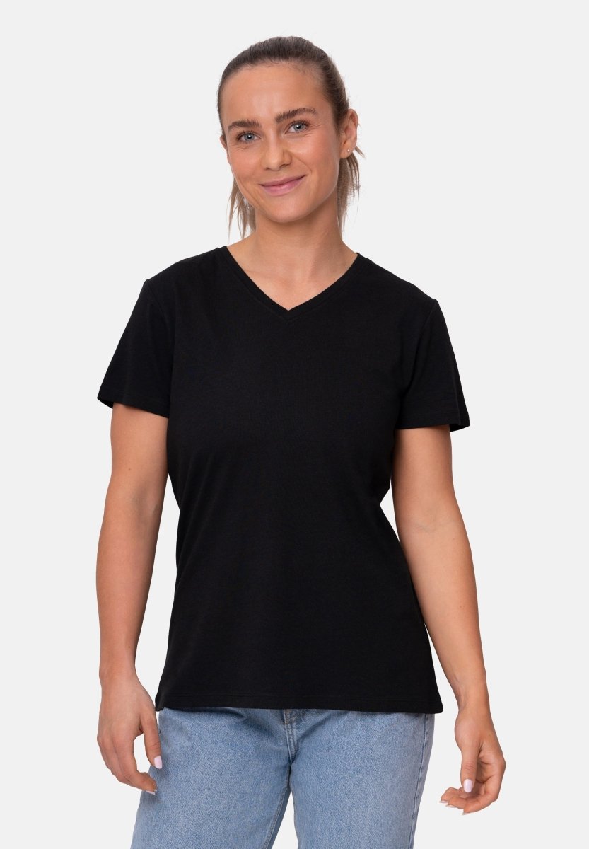 MODAL V NECK T - SHIRT FOR WOMEN - DANISH ENDURANCE