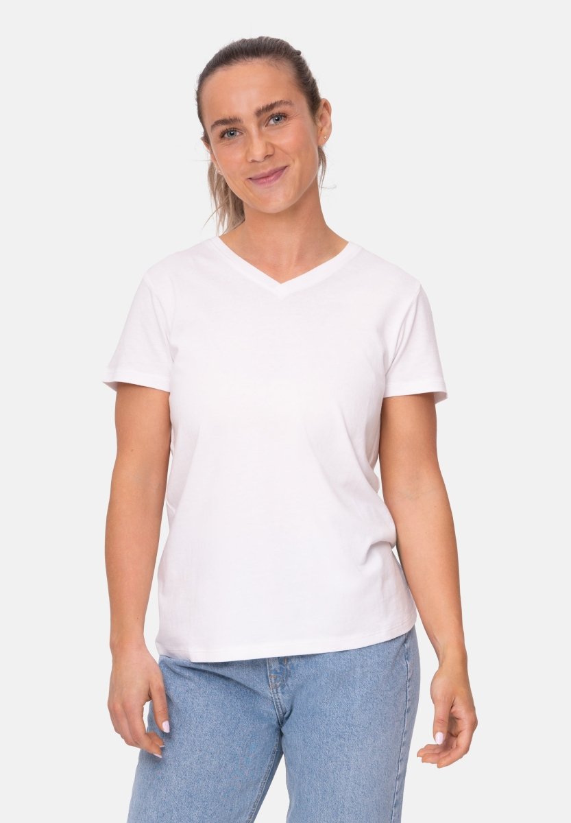 MODAL V NECK T - SHIRT FOR WOMEN - DANISH ENDURANCE