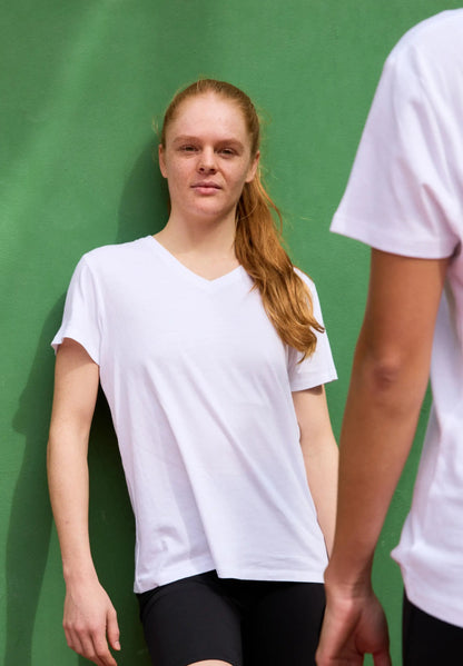MODAL V NECK T - SHIRT FOR WOMEN - DANISH ENDURANCE