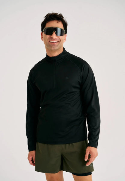 MOMENTUM HALF ZIP RUNNING SHIRT - DANISH ENDURANCE