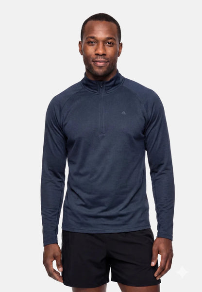 MOMENTUM HALF ZIP RUNNING SHIRT - DANISH ENDURANCE