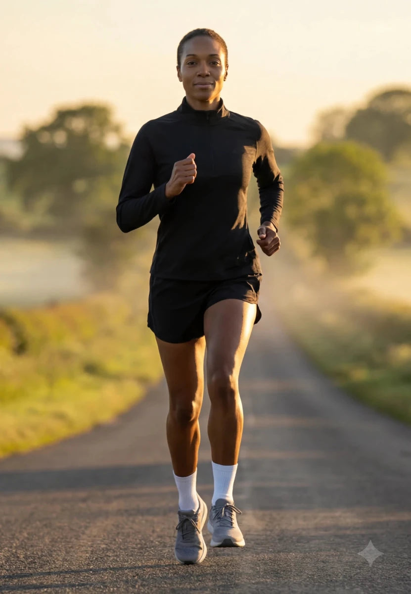 MOMENTUM HALF ZIP RUNNING SHIRT - DANISH ENDURANCE