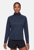 MOMENTUM RUNNING HALF-ZIP TRØJE - Mørk Marineblå