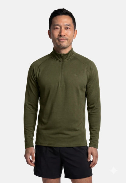 MOMENTUM HALF ZIP RUNNING SHIRT - DANISH ENDURANCE