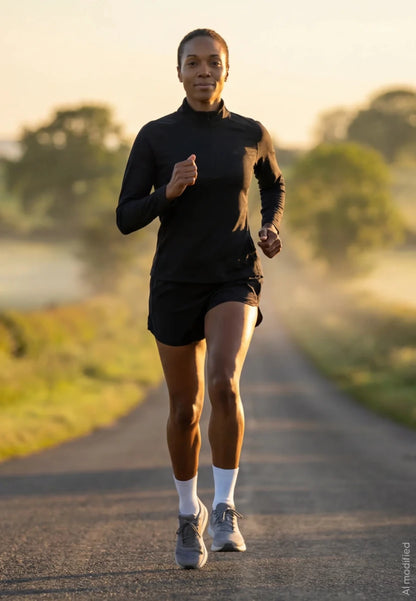 MOMENTUM HALF ZIP RUNNING SHIRT - DANISH ENDURANCE