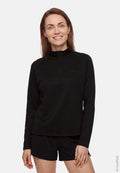 MOMENTUM HALF ZIP HARDLOOPSHIRT - Zwart