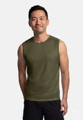 MOMENTUM RUNNING TANKTOP - Mørk olivengrøn