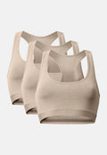 ORGANIC COTTON BRALETTE - Beige