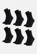 COTTON CREW SOCKS - Black