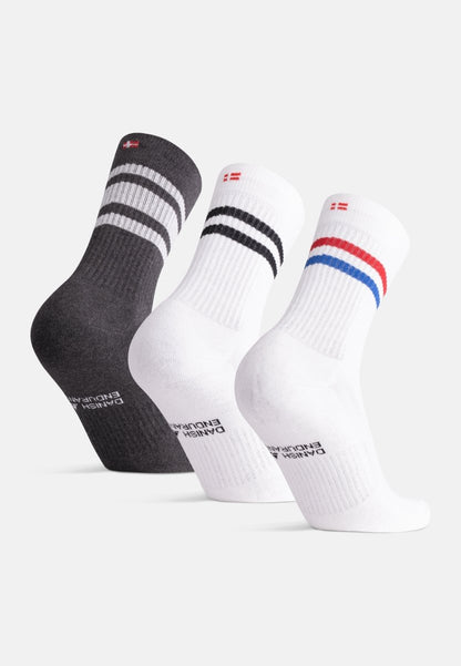 PERFORMANCE CREW TENNIS SOCKS - DANISH ENDURANCE