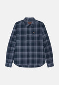 PINE FLANELLHEMD - Marineblau