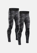 POWER COMPRESSIEBROEK - Grijs Camo
