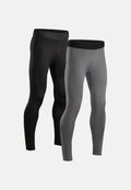 POWER COMPRESSIEBROEK - Zwart | Grijs