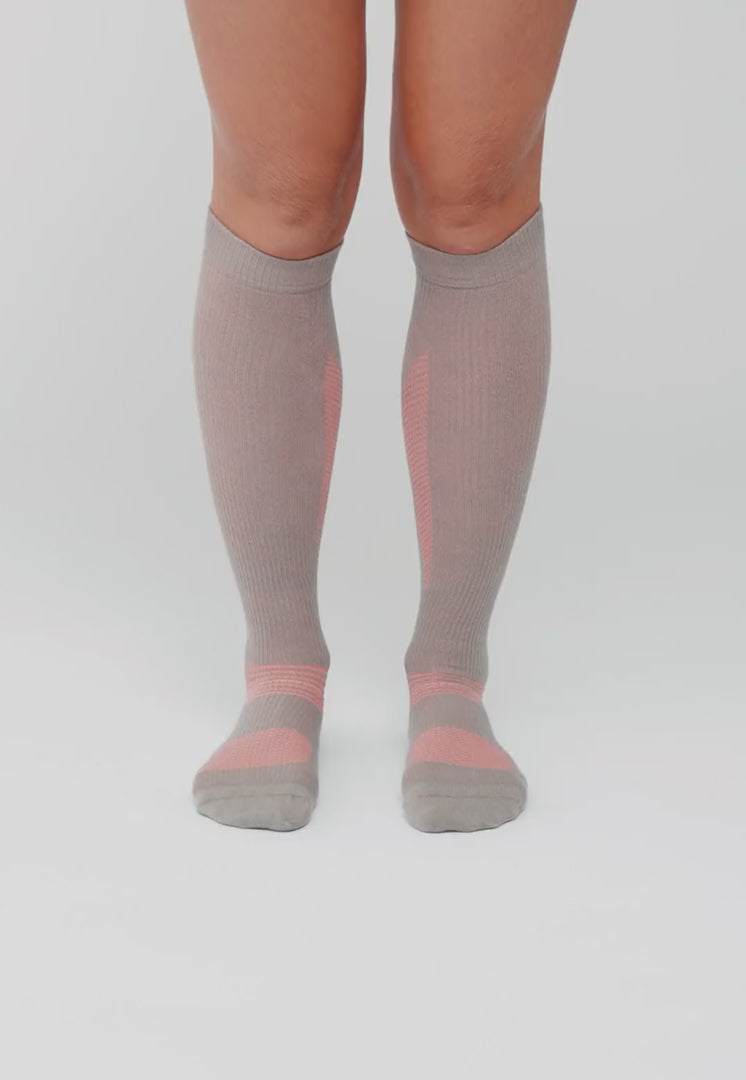 CHAUSSETTES DE COMPRESSION EN COTON BIOLOGIQUE