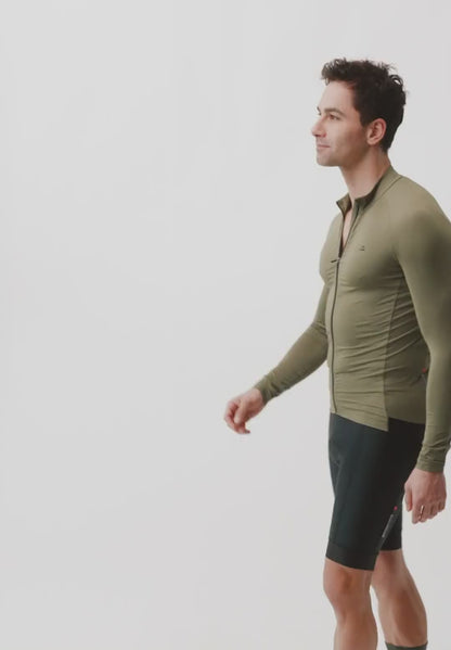 HERREN PRO LANGARM-RADTRIKOT