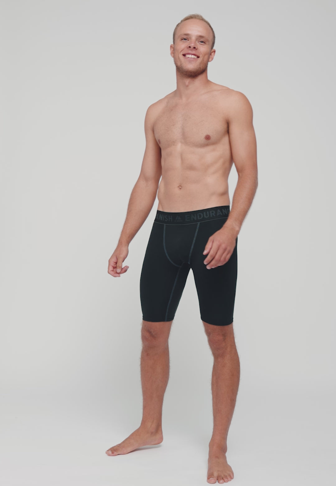 Compression fashion shorts mens