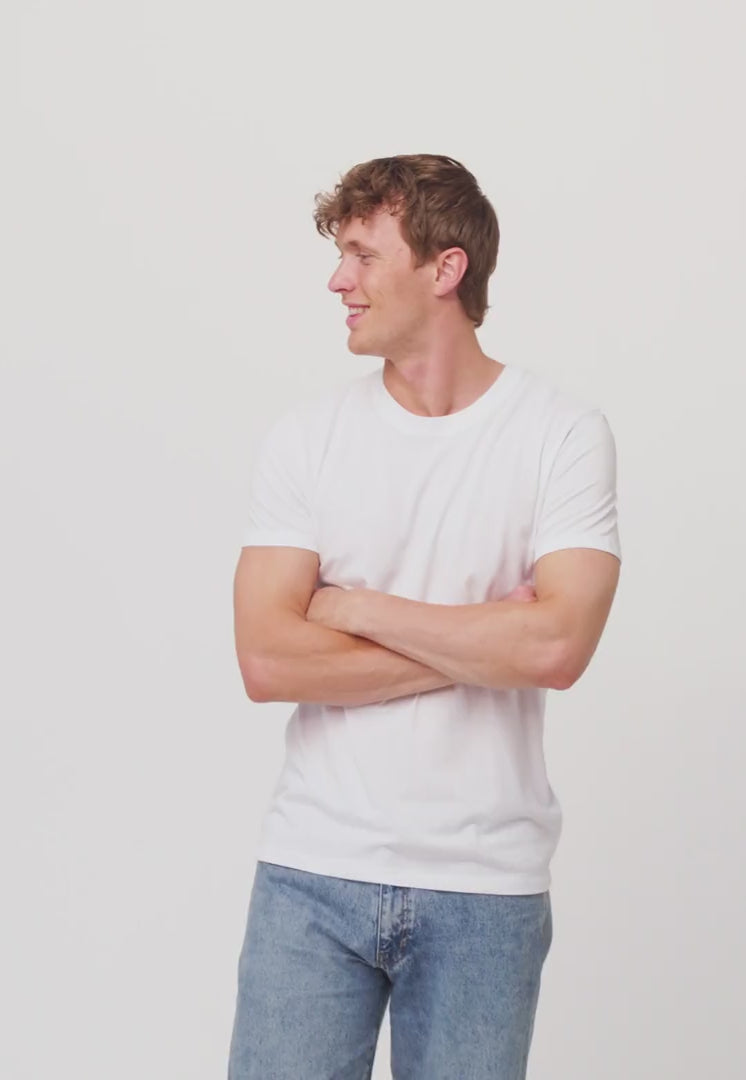 CAMISETA CON CUELLO REDONDO DE MODAL PARA HOMBRE