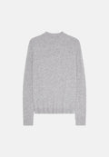 HERITAGE MERINO CASHMERE SWEATER - Light Grey Melange