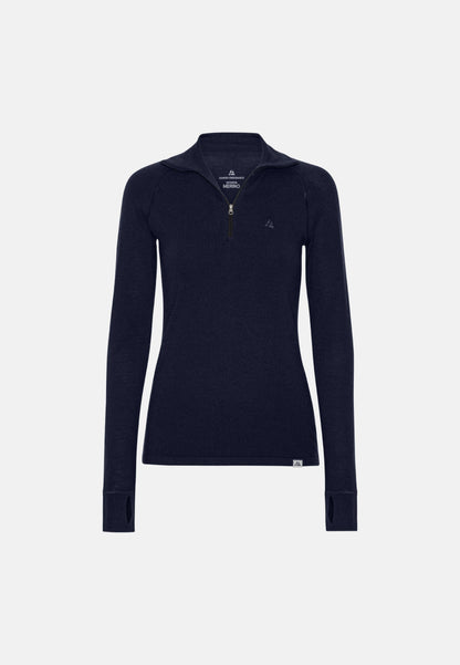 WOMEN'S MERINO HALF ZIP SHIRT - DANISH ENDURANCE