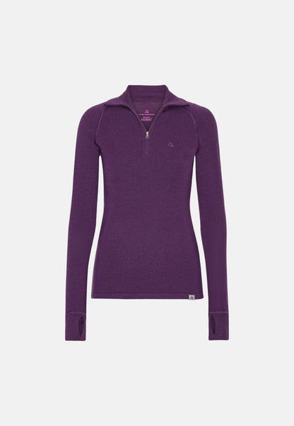 WOMEN'S MERINO HALF ZIP SHIRT - DANISH ENDURANCE