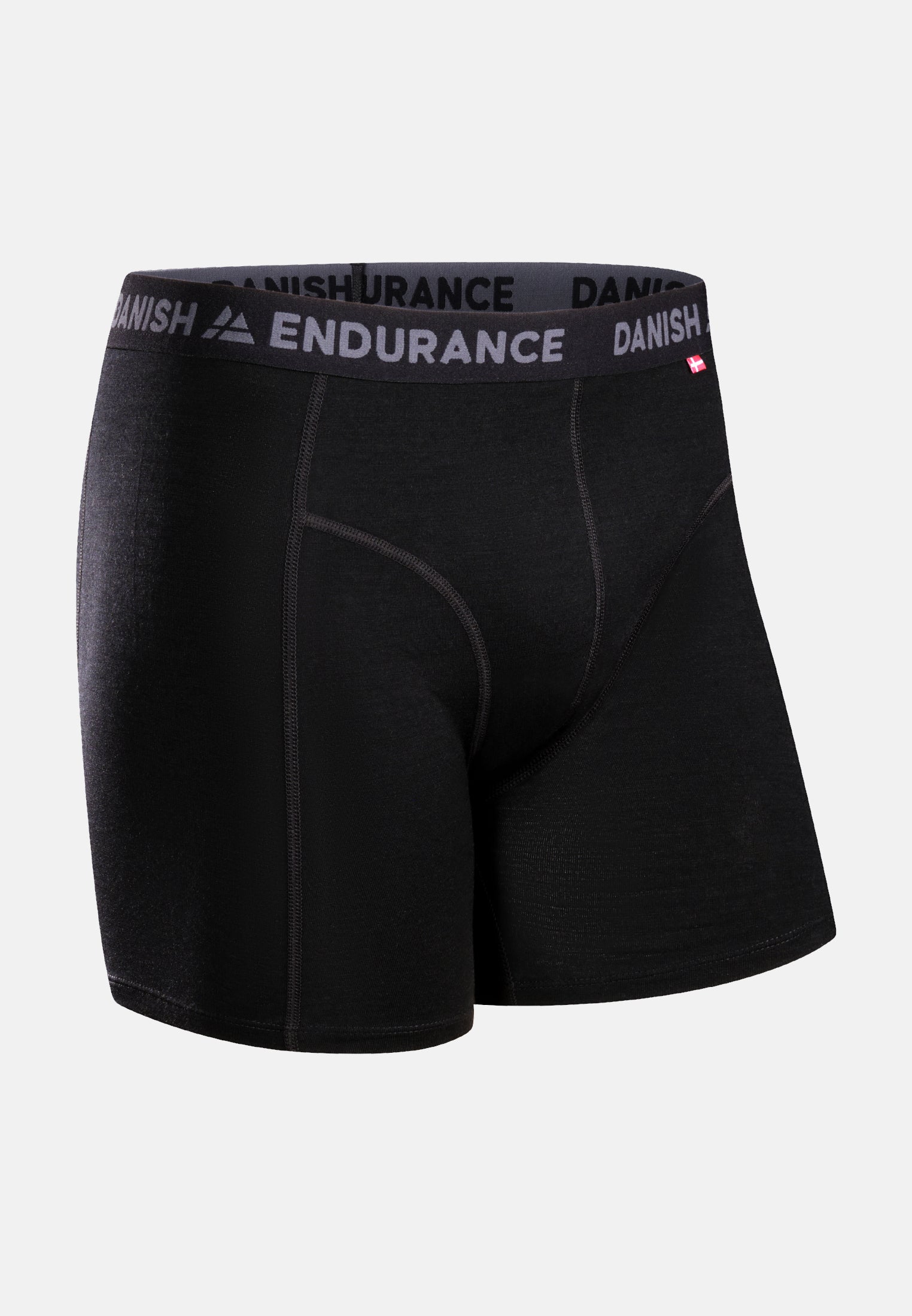 Danish Endurance PREMIUM HIKING 2 PACK - Calcetines de deporte - multicolor  black grey dark green/verde oscuro 