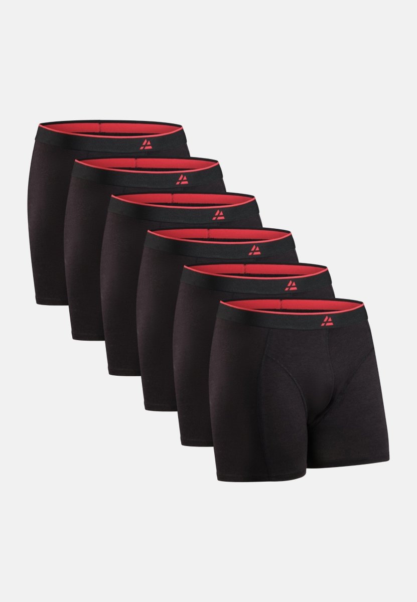 Hanes Originals Ultimate Men's SuperSoft Trunk Underwear, Black, 3