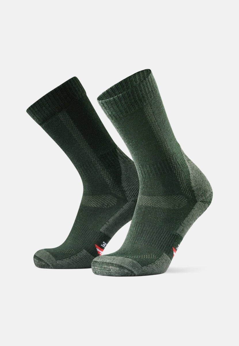 DANISH ENDURANCE Merino Wool Hiking Socks, Cushioned, for Men, Women & Kids  Large Wine Red