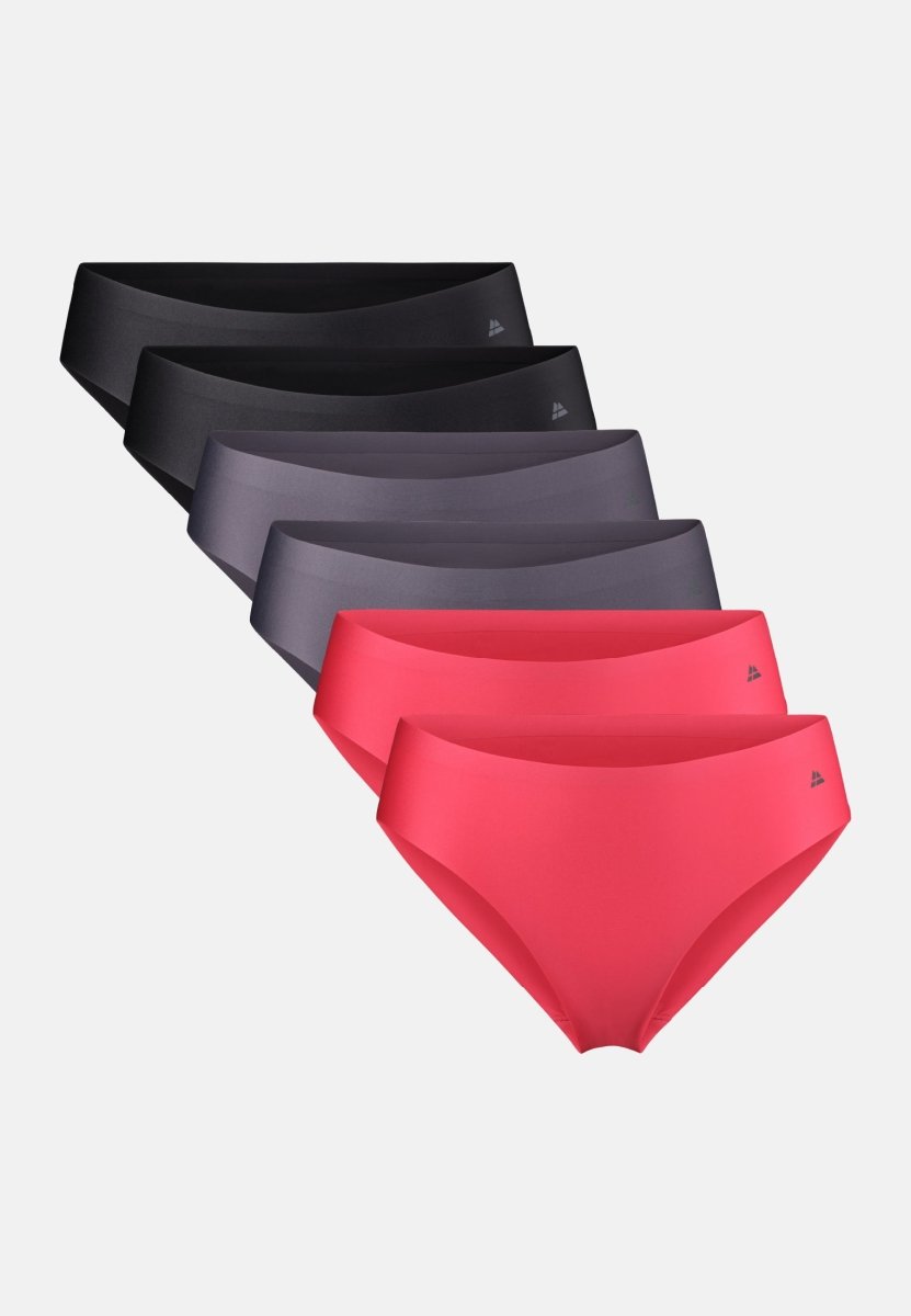 Danish Endurance Womens Bamboo Blend Thong 3 Pack Underwear (Black/Lyo