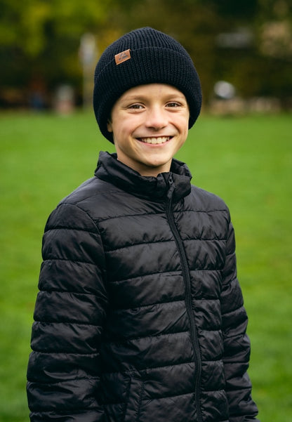 KIDS MERINO BEANIE WITH POLAR FLEECE - DANISH ENDURANCE