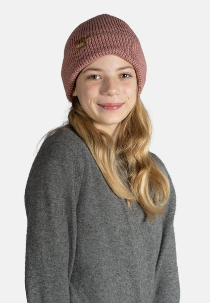 KIDS MERINO BEANIE WITH POLAR FLEECE - DANISH ENDURANCE