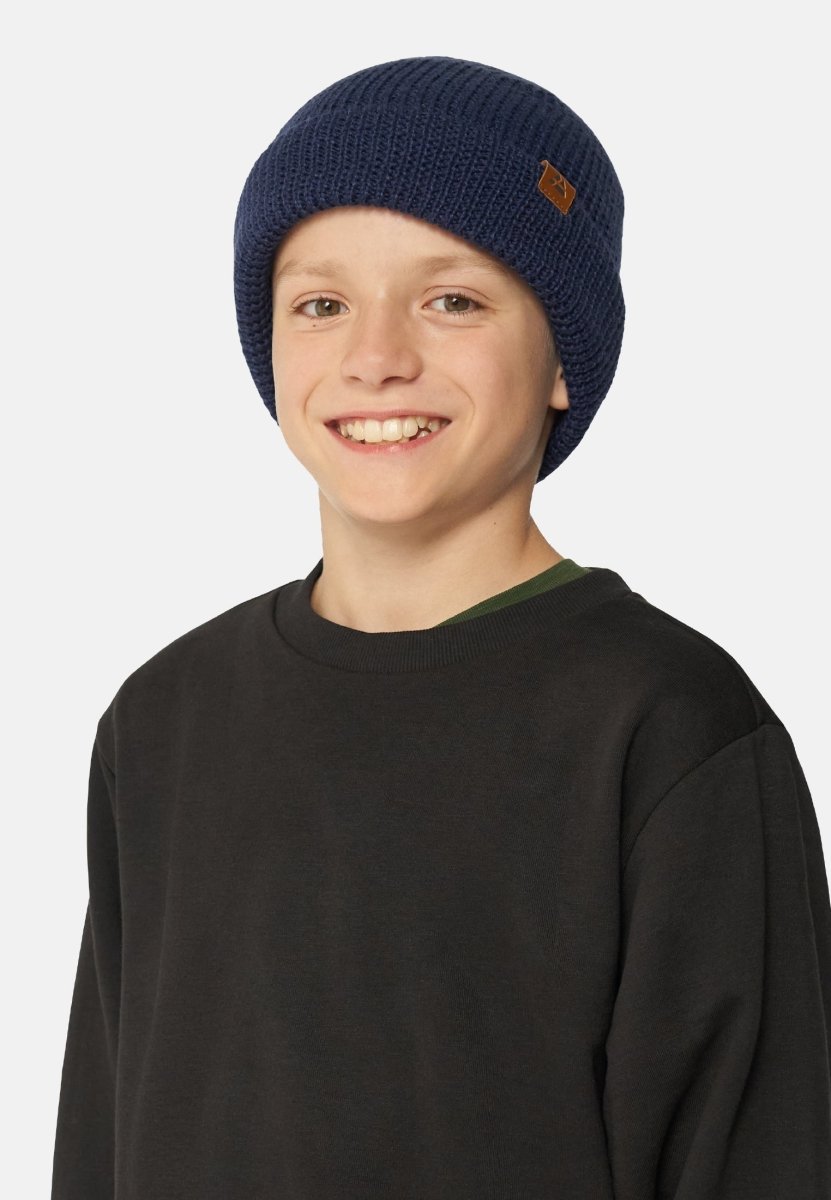 KIDS MERINO BEANIE WITH POLAR FLEECE - DANISH ENDURANCE