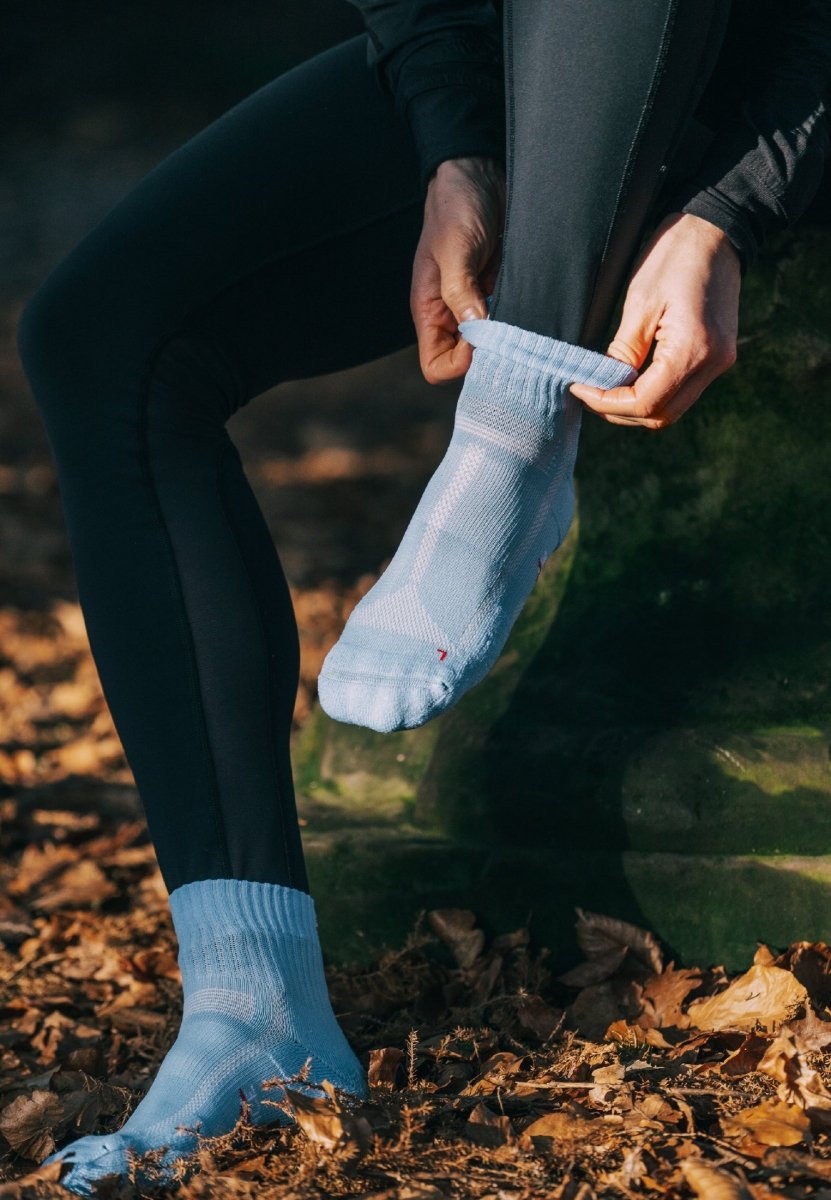 DANISH ENDURANCE Calcetines para correr de larga distancia, absorben la  humedad, acolchados y antiampollas, para hombres y mujeres, paquete de 3  pares