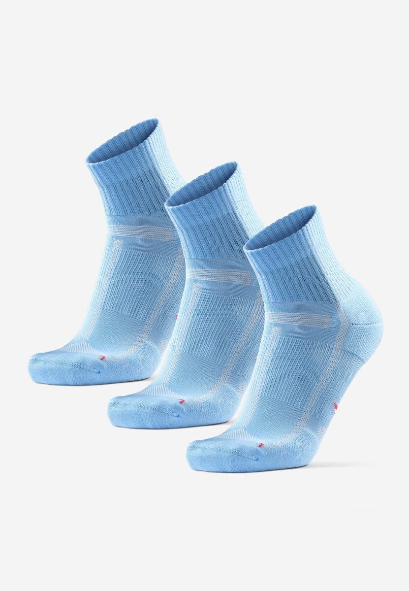 DANISH ENDURANCE 3 Pack Running Socks for Long Distances, Quarter, Men &  Women