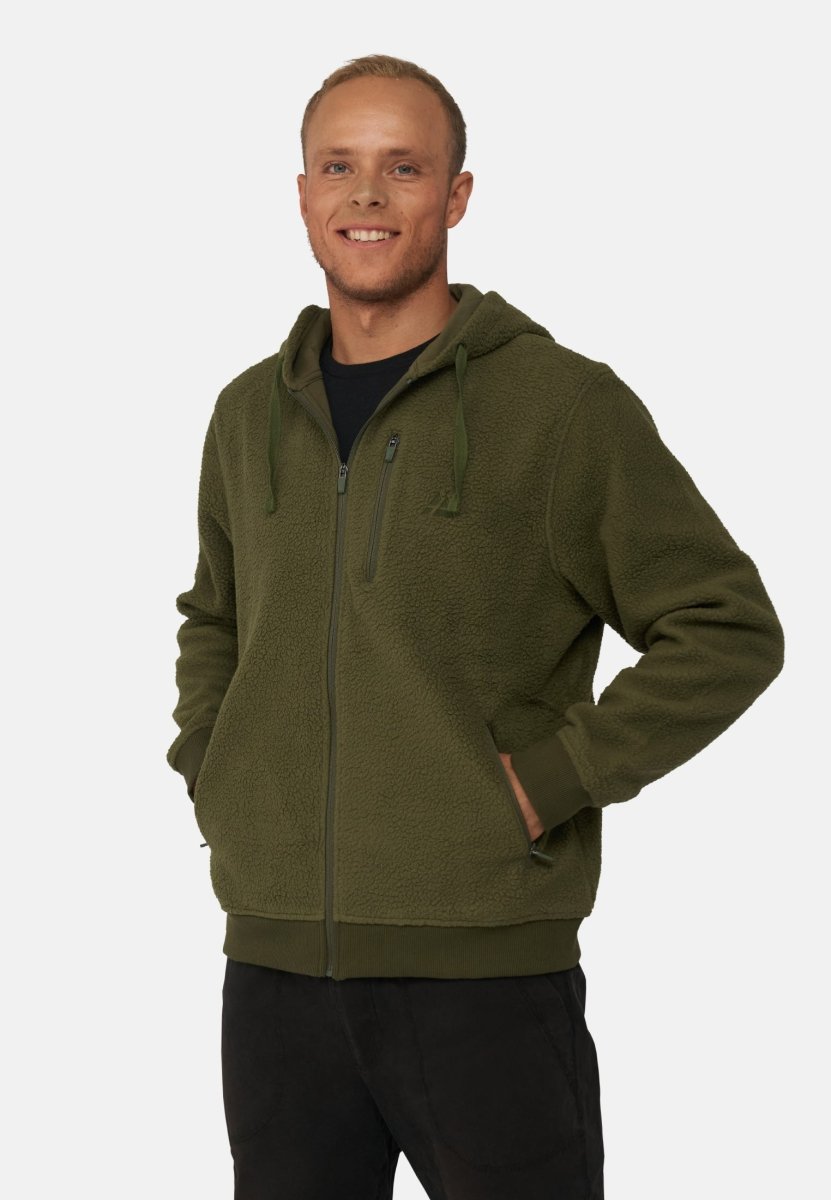 MEN'S HIGH PILE FLEECE HOODED JACKET - DANISH ENDURANCE