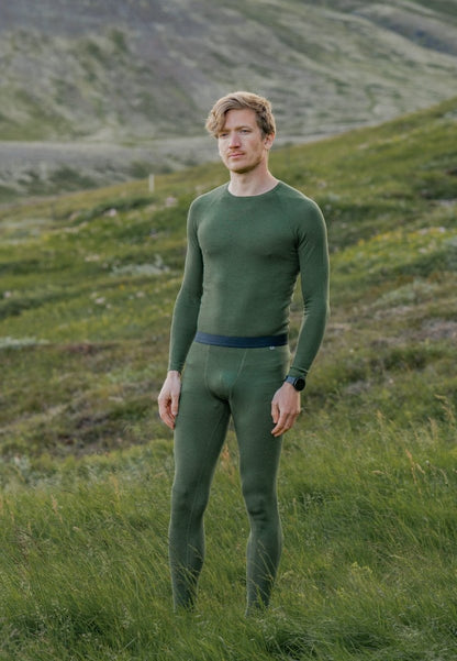 MERINO WOOL BASE LAYER PANTS FOR MEN - DANISH ENDURANCE